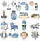 36 Pcs Summer Tree Ornaments, Ocean Beach Wooden Ornaments Nautical Rudder Hanging Decorations Summer Decor for Small Tree Home Party Birthday Holiday Supplies (Seagull)